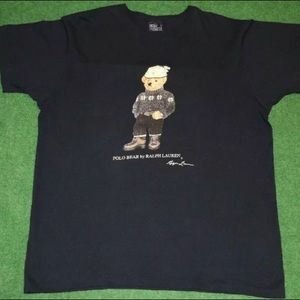 Vintage Polo Ralph Lauren alpine ski bear t shirt